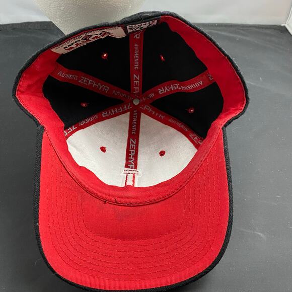 Black IU Hat Indiana University Hoosiers Wool Cap Zephyr 7 1/4 College - Picture 6 of 6